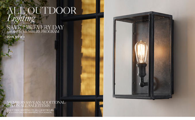 All Outdoor Lighting RH
