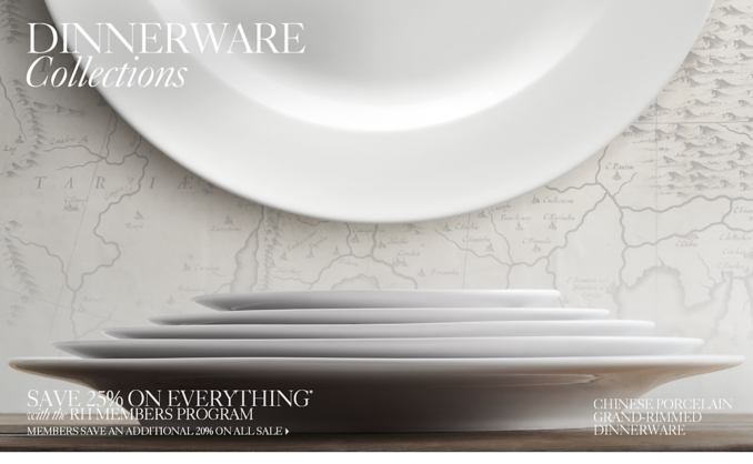 Dinnerware Collections RH