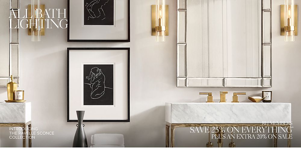 all bath lighting | rh