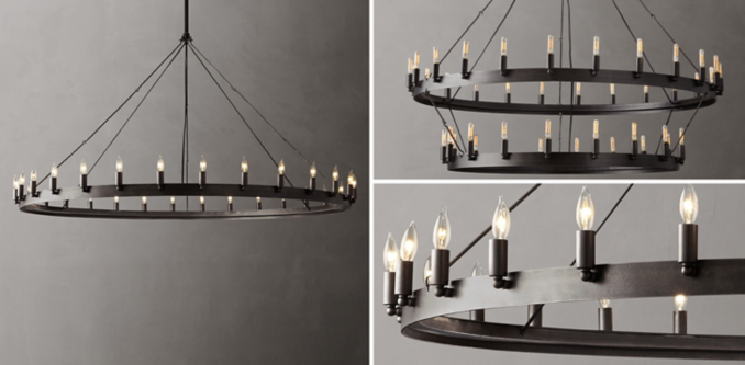 Camino Vintage Candelabra Chandelier Collection