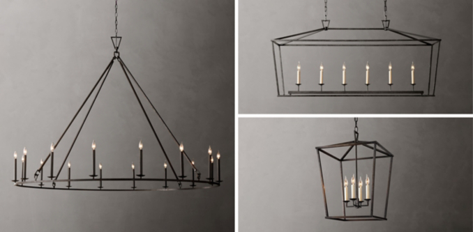 19th C. English Openwork Lantern Chandelier Collection