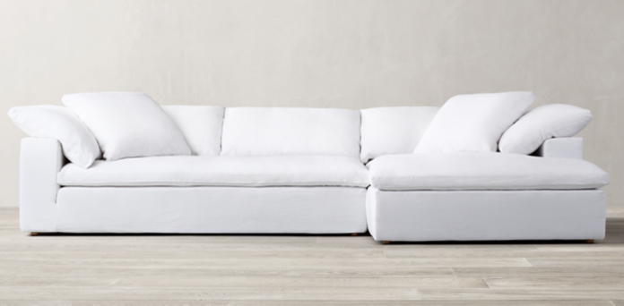 The Cloud Sofa Cloud Modular Preconfigured Fabric Sofa 