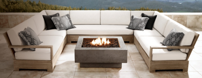 Belvedere Teak Sectional