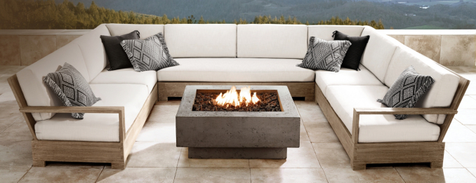 Belvedere Teak Sectional
