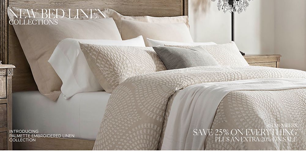 bed linen collections | rh