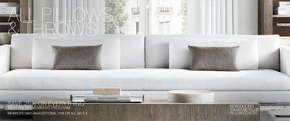 All Pillows & Throws RH Modern