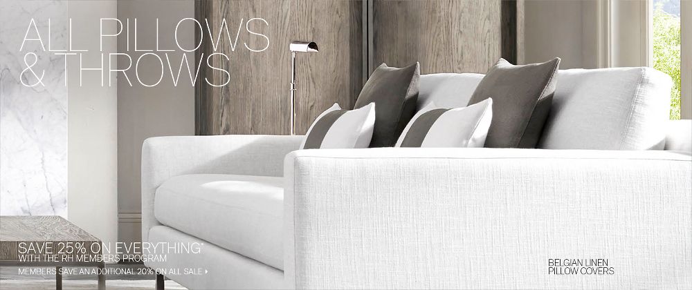 All Pillows & Throws RH Modern
