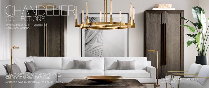 Chandelier Collections | RH Modern