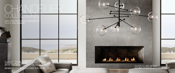 Restoration hardware modern hot sale chandelier