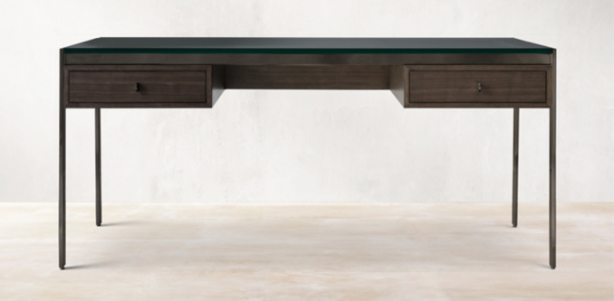 Reynor Collection Espresso Walnut Bronze Rh Modern