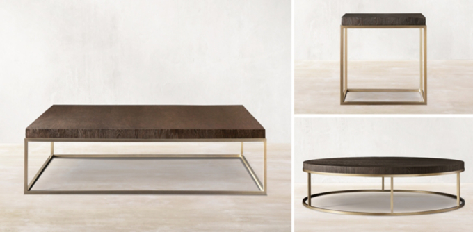 Nicholas Oak Coffee Table Collection