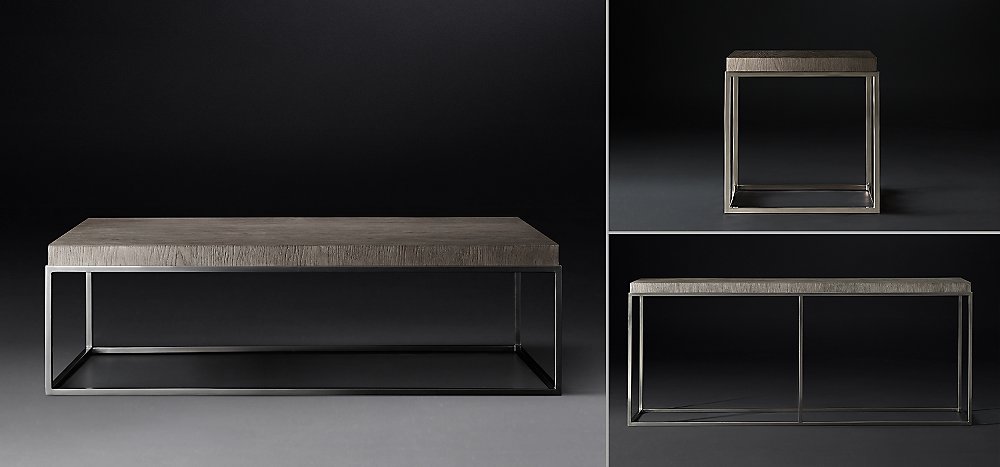 Coffee Table Collections Rh Modern, Rh Contemporary Coffee Table