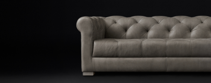 Modena Chesterfield Leather Sofa Rh