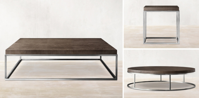 Nicholas Oak Coffee Table Collection
