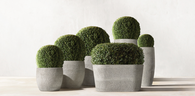 Vetro Round Planter Collection