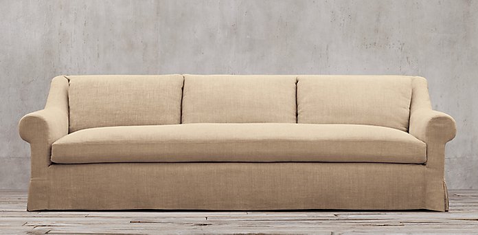 Belgian Roll Arm Slipcovered Collection, Restoration Hardware Belgian Roll Arm Slipcovered Sofa