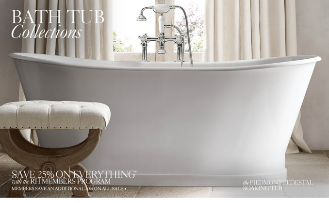 Bathtub Collections RH