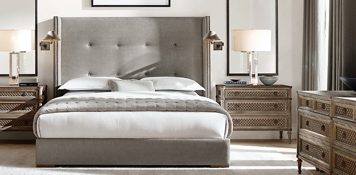 Fabric Bed Collections Rh, Restoration Hardware Headboard Only