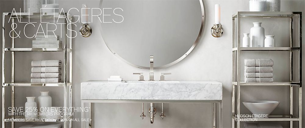 Modern Bathroom Etagere Best Bathroom Ideas