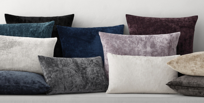 velvet pillows