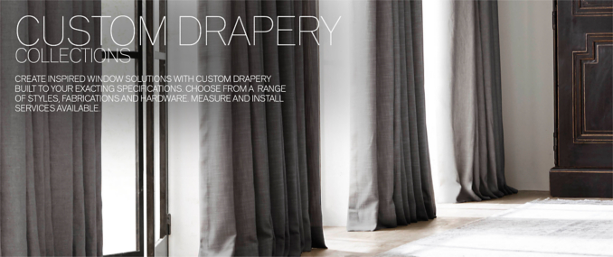 Custom Drapery Rh Modern