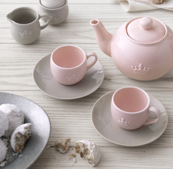 Kids ceramic tea set on sale