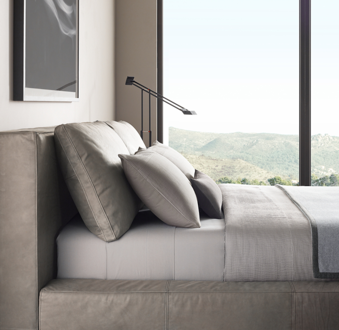 Cashmere Bordered Oversized Bed Throw