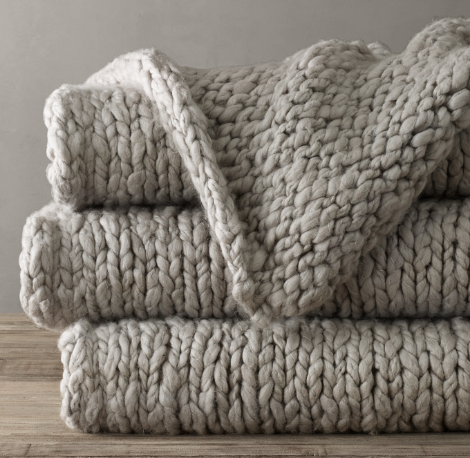 Restoration hardware throw blanket sale