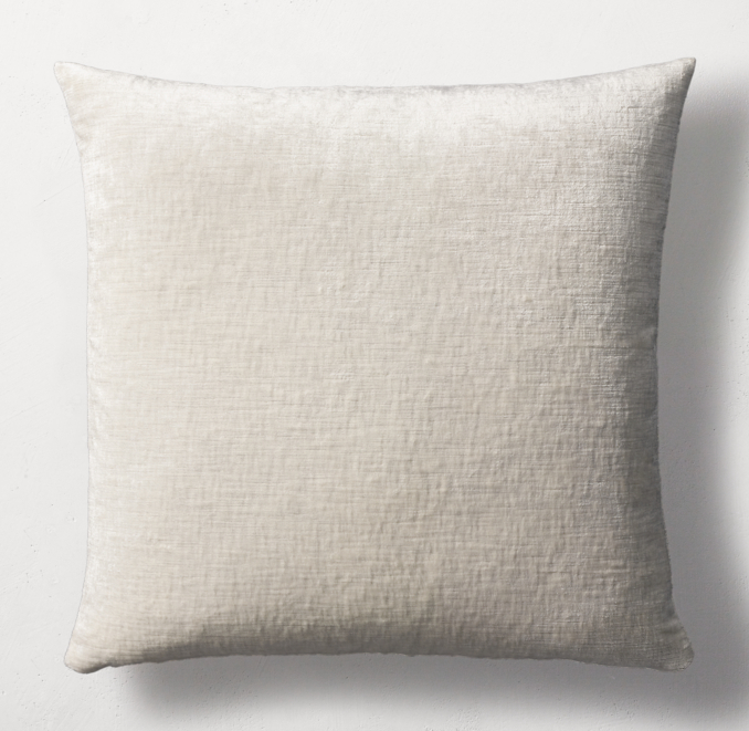 Italian Lustrous Velvet Pillow Cover Square