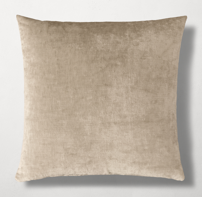 Italian Lustrous Velvet Pillow Cover Square
