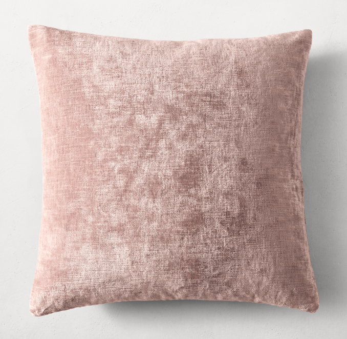Italian Lustrous Velvet Pillow Cover Square