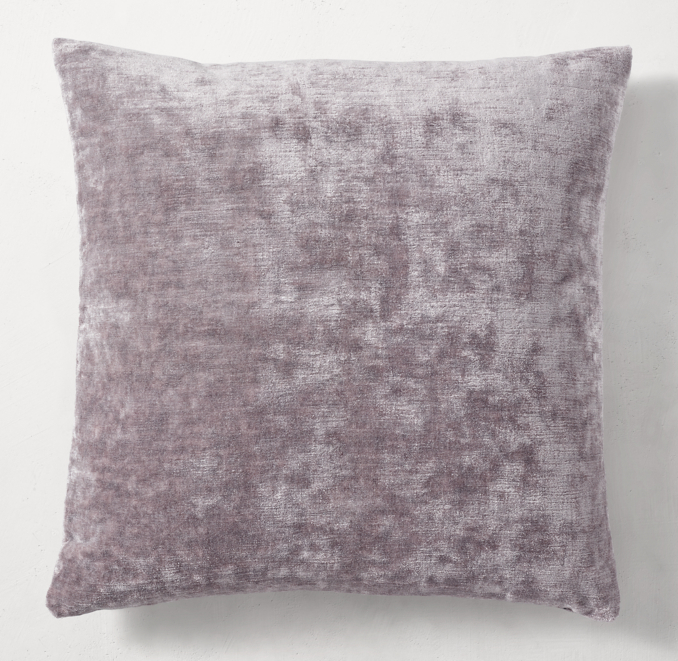 Italian Lustrous Velvet Pillow Cover Square