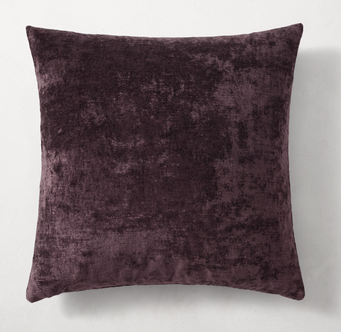Italian Lustrous Velvet Pillow Cover Square