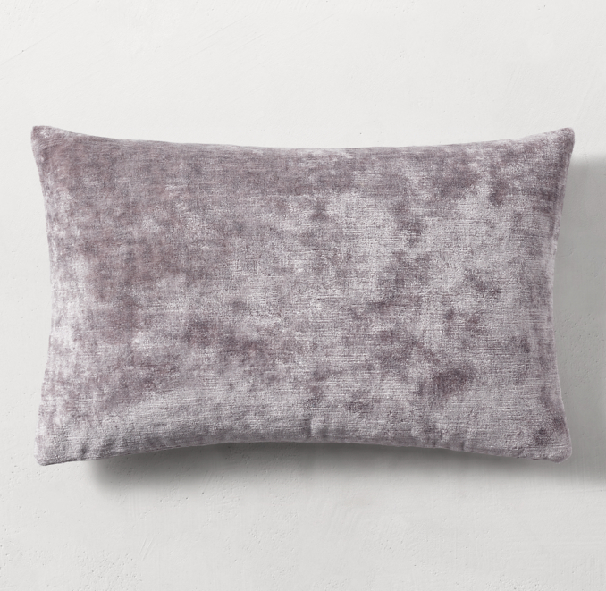 Italian Lustrous Velvet Pillow Cover Lumbar