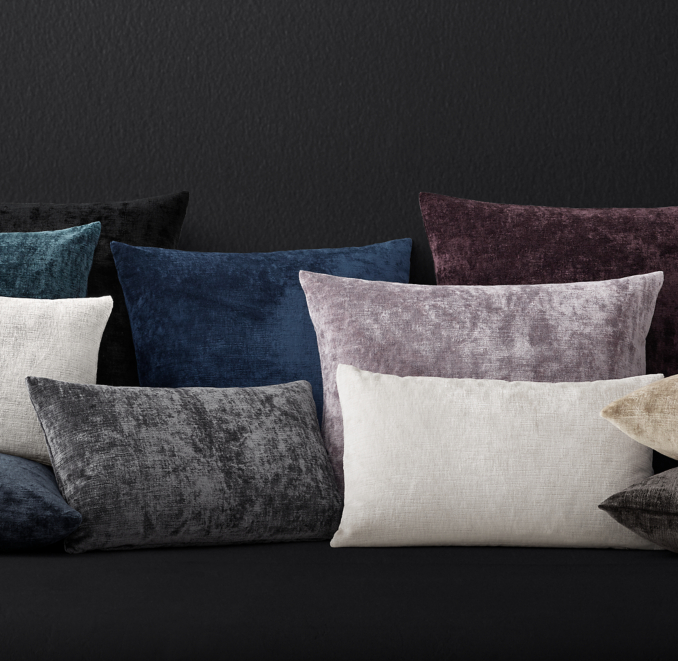 Italian Lustrous Velvet Pillow Cover