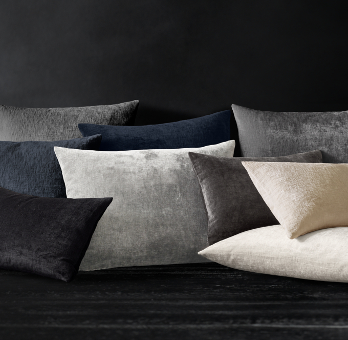 Restoration hardware velvet pillows hotsell
