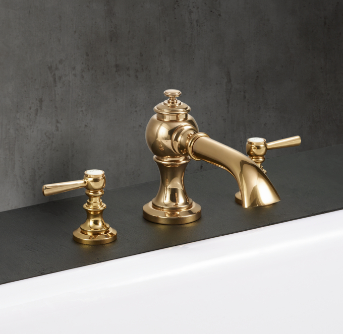 Lugarno Lever-Handle Deck-Mount Tub Fill