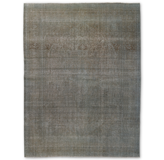 Overhead view of Vintage Rug - 9'5" X 12'7" 