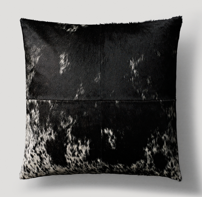 Dappled Cowhide Pillow Cover Square
