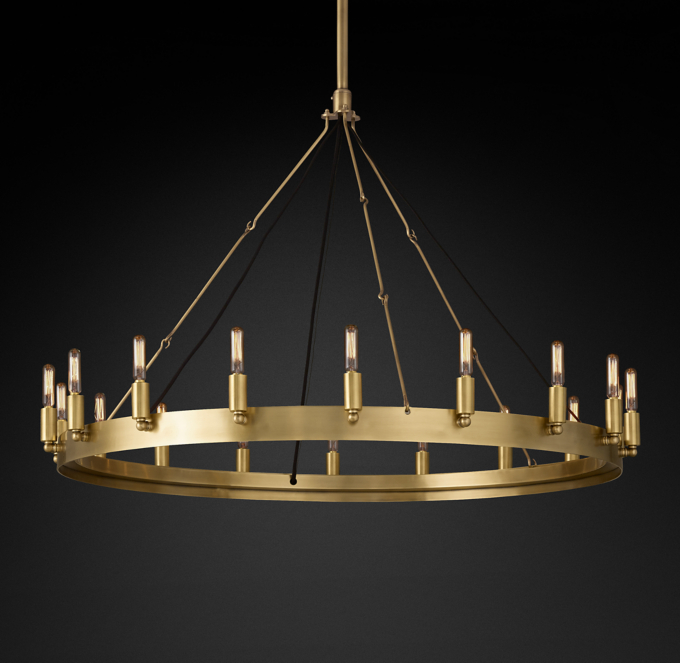 Camino Vintage Filament Round Chandelier 38