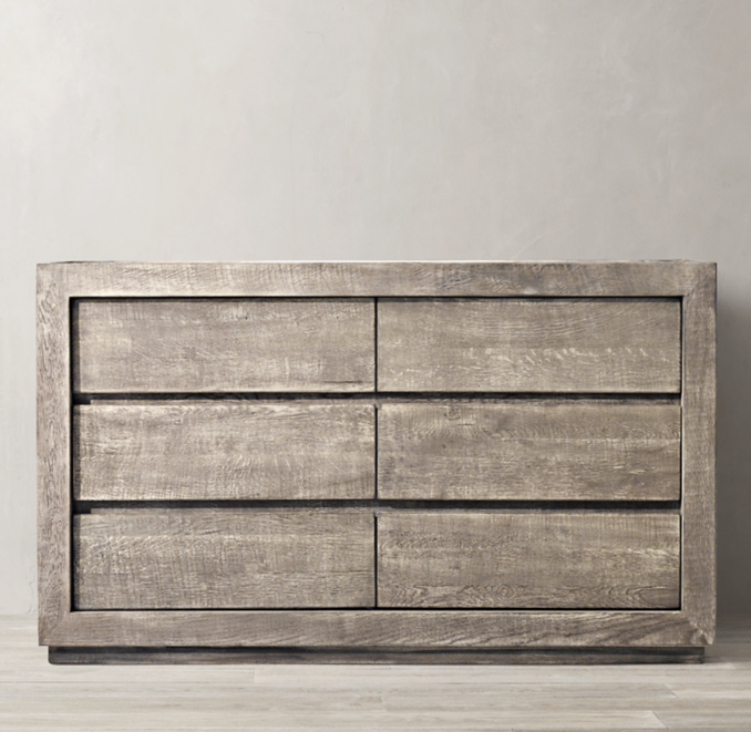 Reclaimed Oak Single ExtraWide Vanity Base