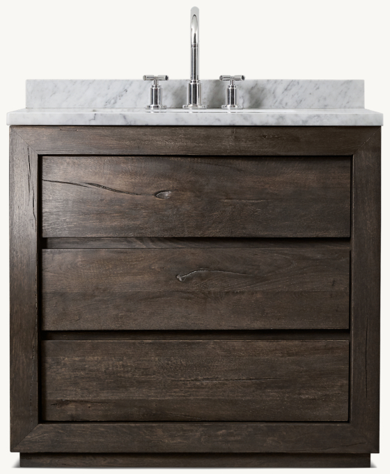 Reclaimed Oak Single Vanity