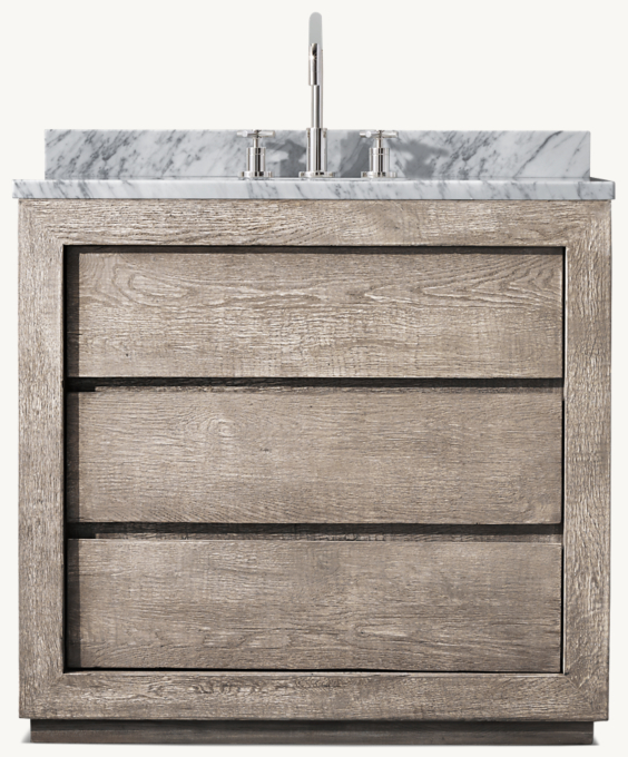 Reclaimed Oak Single Vanity