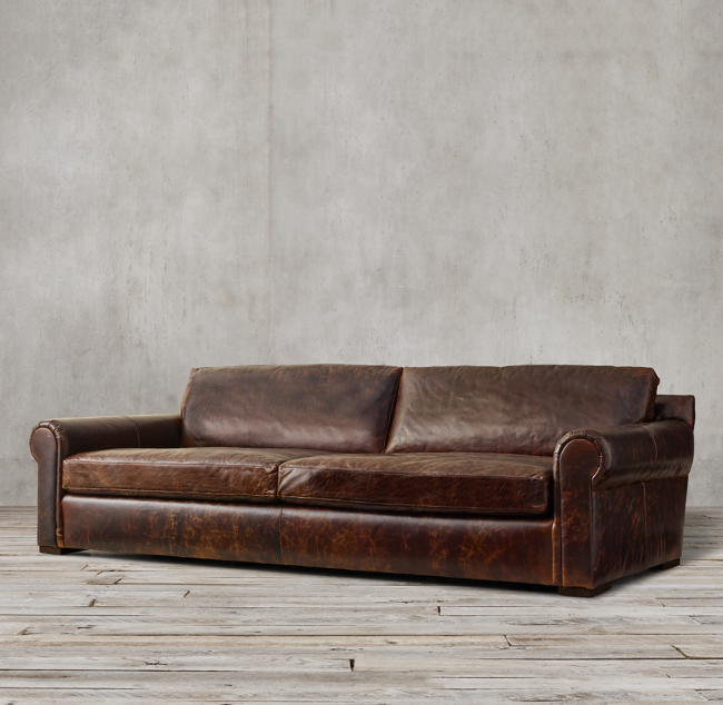 Restoration Hardware Lancaster Leather Sofa Reviews Home Mybios