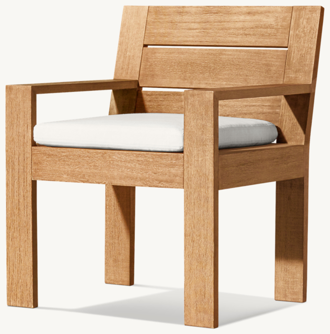 Marbella Teak Dining Armchair