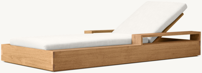 Marbella Teak Adjustable Chaise