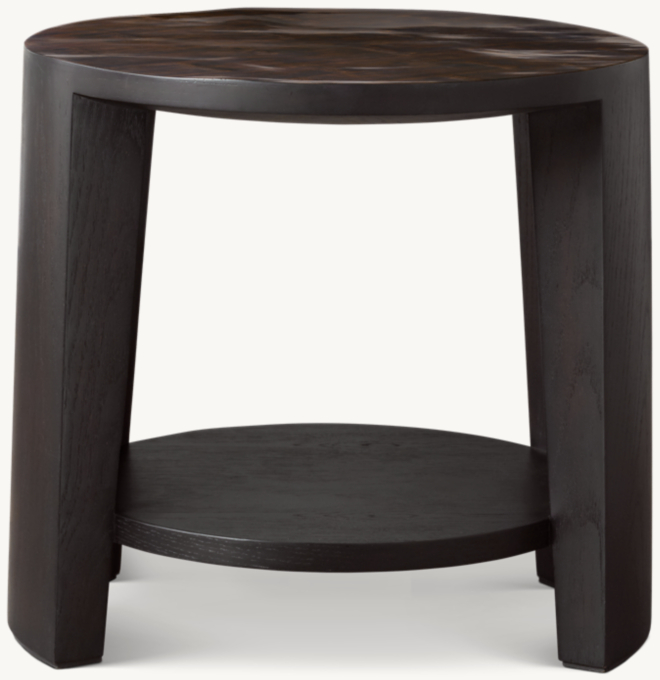 Wyeth Split Bamboo Round Side Table