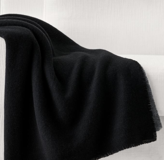 Cashmere Two-Tone Throw