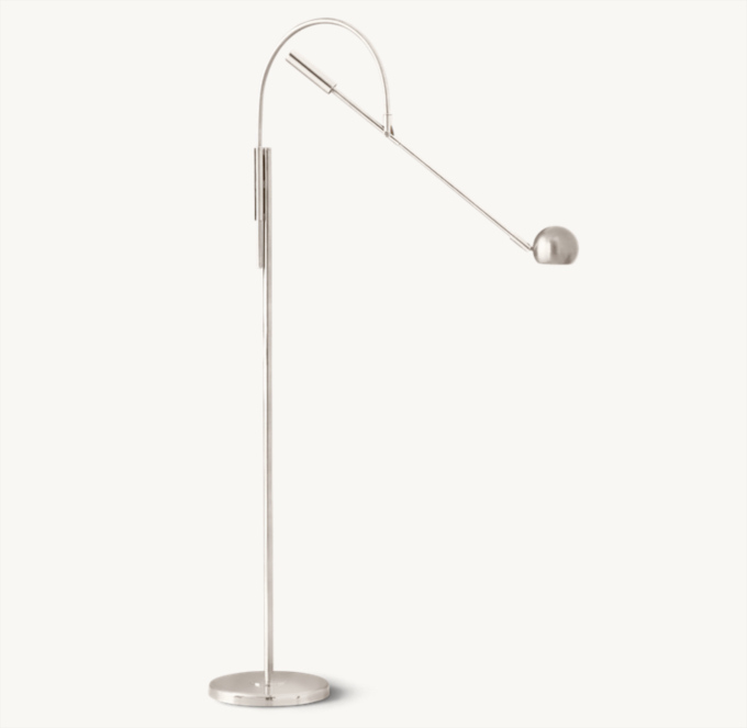 Rh slimline task on sale floor lamp