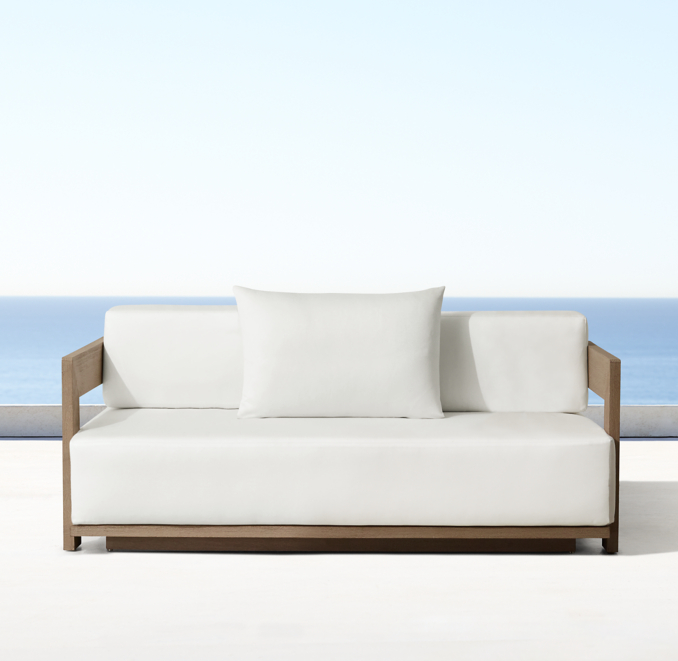 Front view of 62" Milano Sofa Cushions 